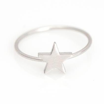 Star Ring In Silver, Jewelry