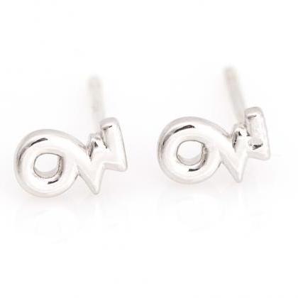 Capricorn Earrings Zodiac Stud Delicate Earrings..